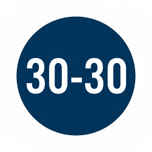 30-30 logo